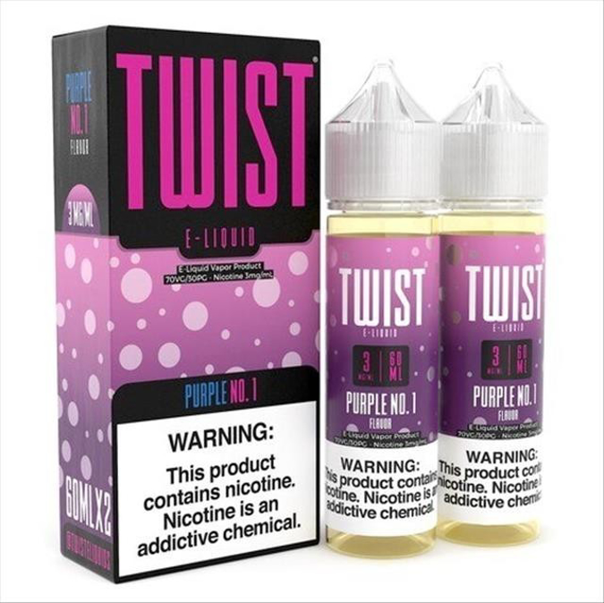 Picture of TWIST E LIQUID 3MG 60ML - PURPLE NO1