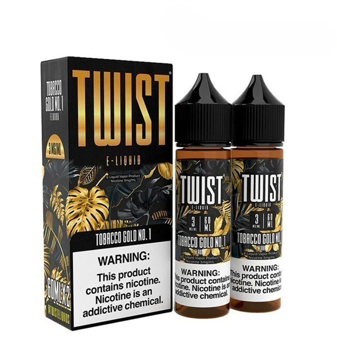 Picture of TWIST E-LIQUID 3MG 60ML - TOBACCO GOLD