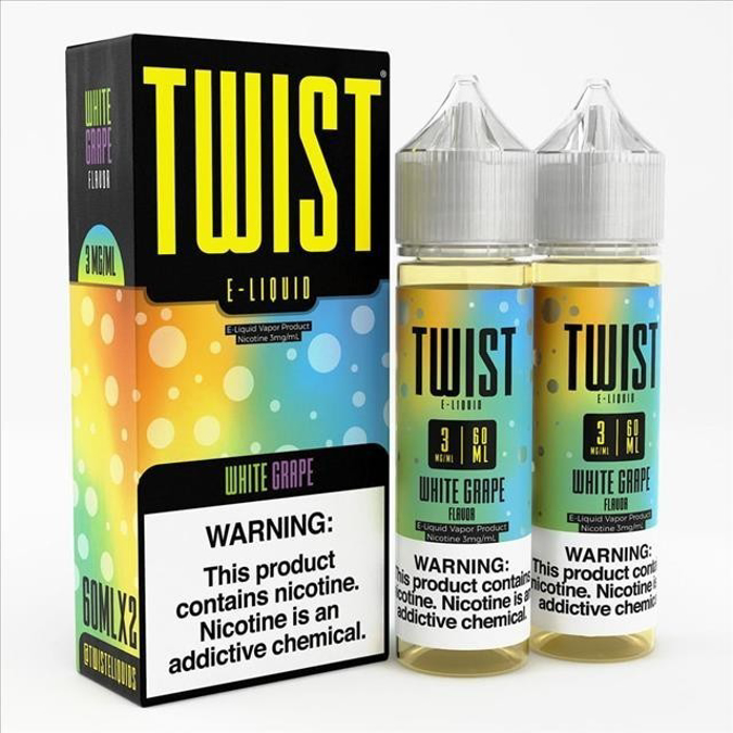Picture of TWIST E LIQUID 3MG 60ML - WHITE GRAPE