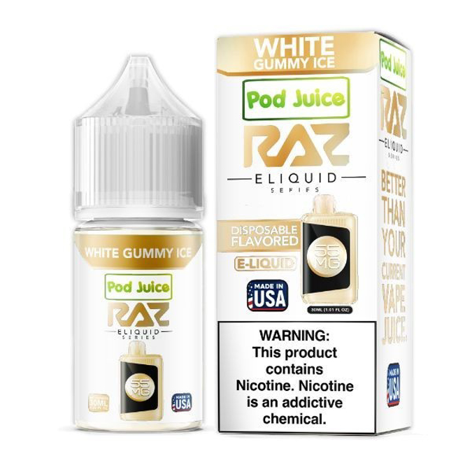 Picture of RAZ E LIQUID 3MG 100ML - WHITE GUMMY ICE