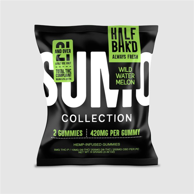 Picture of Half Baked Gummies D9 Sumo 2PK 30ct - Wild Watermelon 