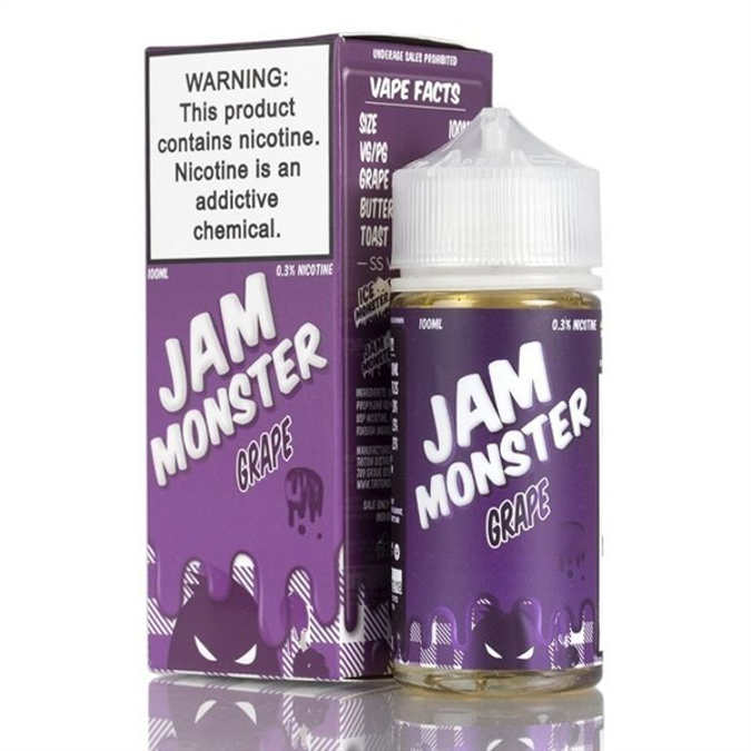 Picture of JAM MONSTER  E-JUICE 3MG 100ML - GRAPE