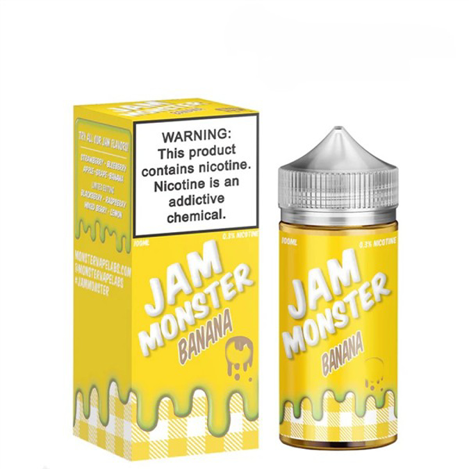 Picture of JAM MONSTER  E-JUICE 6MG 100ML - BANANA