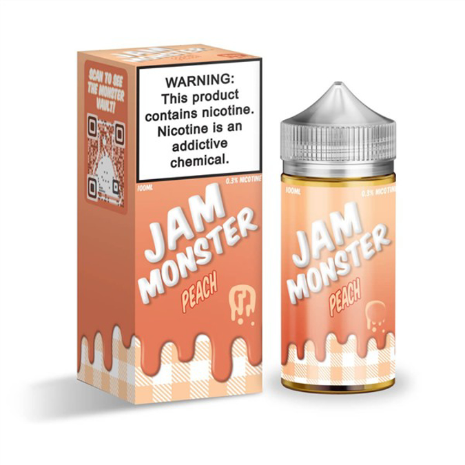 Picture of JAM MONSTER  E-JUICE 3MG 100ML - PEACH