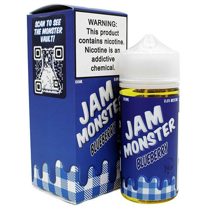 Picture of JAM MONSTER  E-JUICE 3MG 100ML - BLUEBERRY