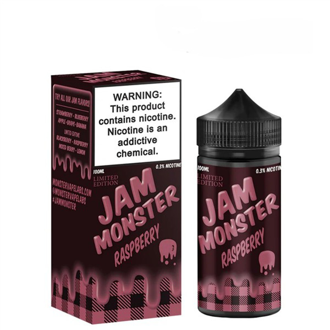 Picture of JAM MONSTER  E-JUICE 6MG 100ML - RASPBERRY