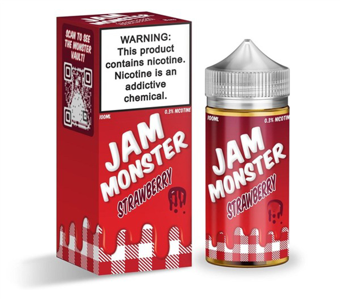 Picture of JAM MONSTER  E-JUICE 3MG 100ML - STRAWBERRY