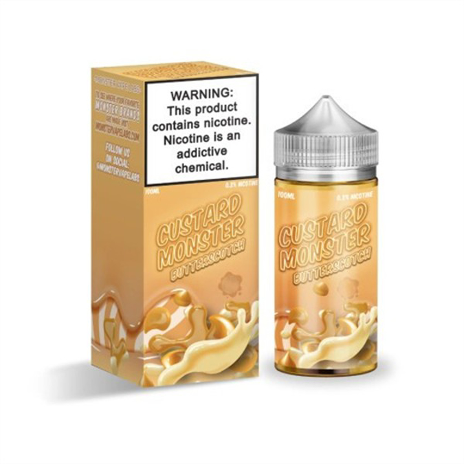 Picture of CUSTARD MONSTER E-LIQUID 6MG 100ML - BUTTERSCOTCH