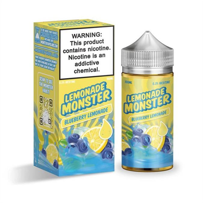 Picture of LEMONADE MONSTER  E-JUICE 3MG 100ML -BLUEBERRY LEMONADE