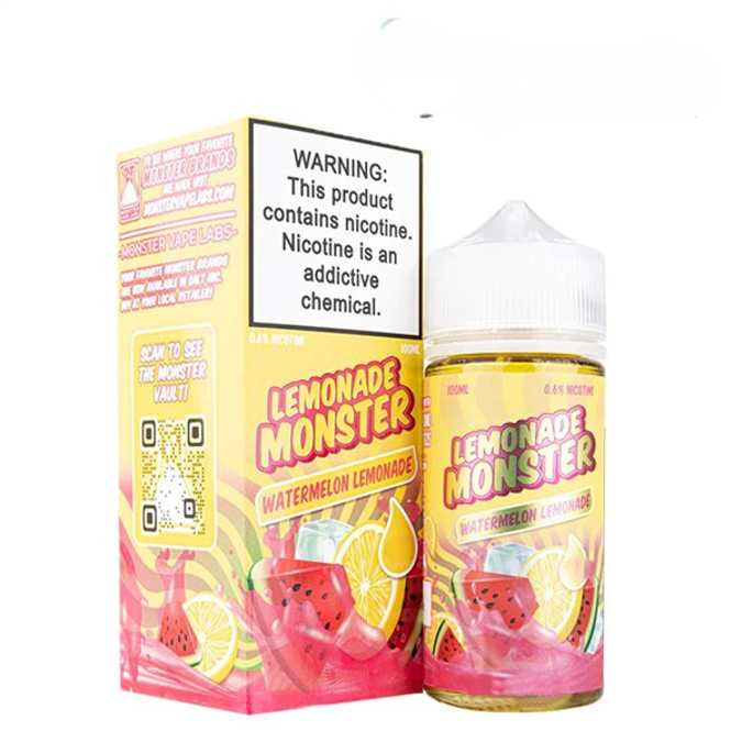Picture of LEMONADE MONSTER  E-JUICE 3MG 100ML - WATERMELON LEMONADE