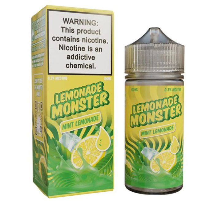 Picture of LEMONADE MONSTER  E-JUICE 6MG 100ML - MINT LEMONADE