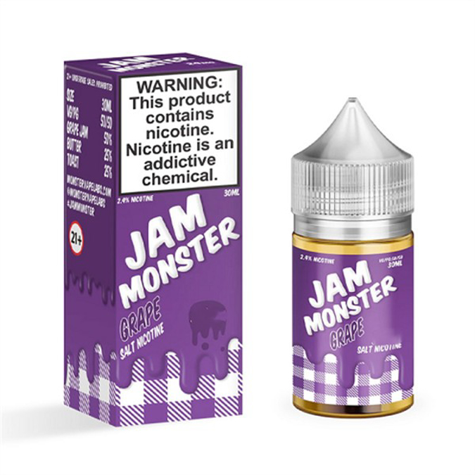 Picture of JAM MONSTER  E-JUICE SALT 48MG 30ML -  GRAPE