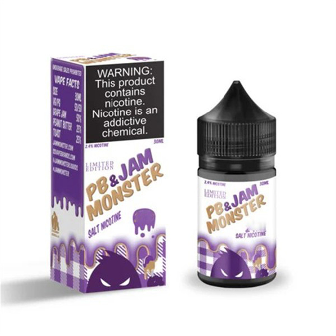 Picture of JAM MONSTER  E-JUICE SALT 24MG 30ML -  PB & GRAPE