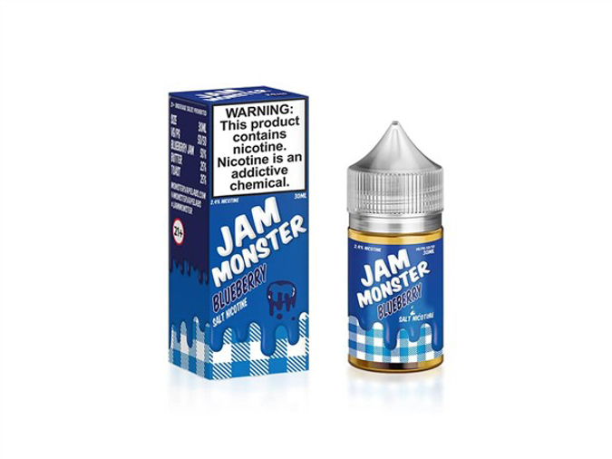 Picture of JAM MONSTER  E-JUICE SALT 24MG 30ML - BLUEBERRY