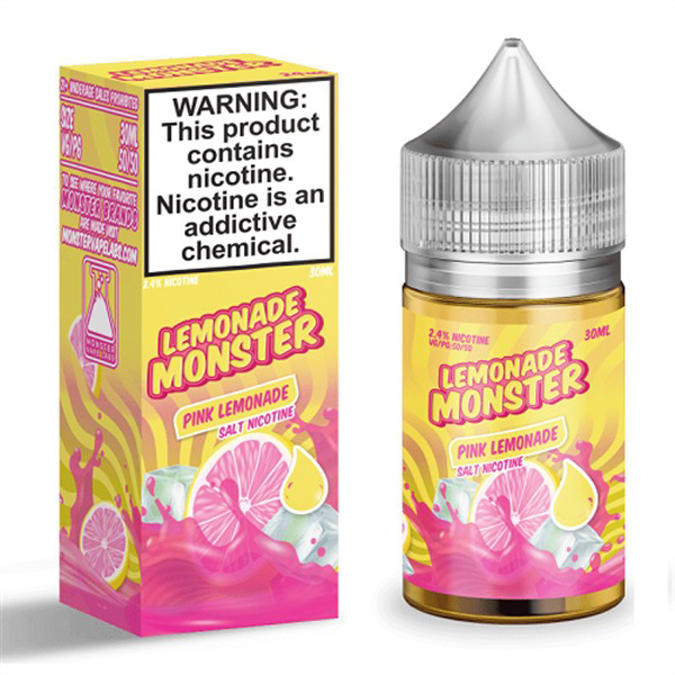 Picture of LEMONADE MONSTER  E-JUICE SALT 24MG 30ML - PINK LEMONADE