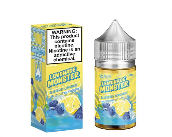 Picture of LEMONADE MONSTER  E-JUICE SALT 48MG 30ML - BLUEBERRY LEMONADE
