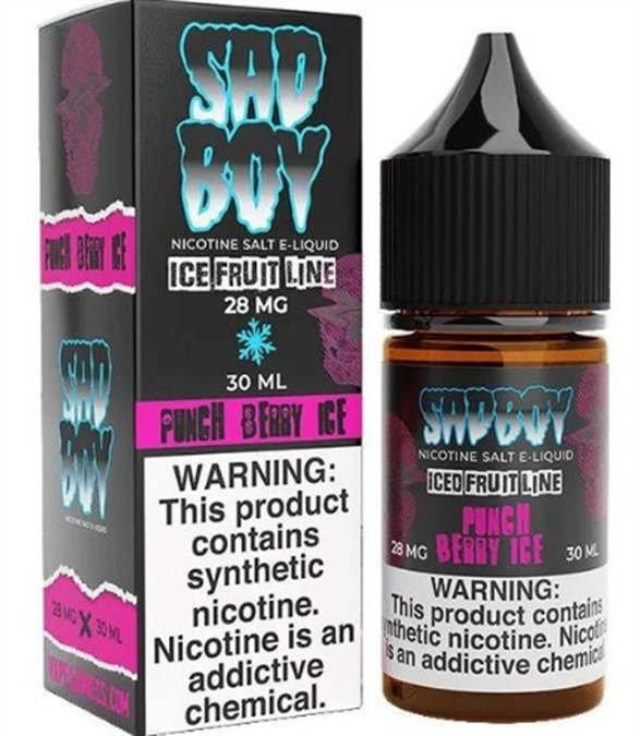 Picture of SAD BOY E-LIQUID 28MG 30ML - PUNCH BERRY ICE