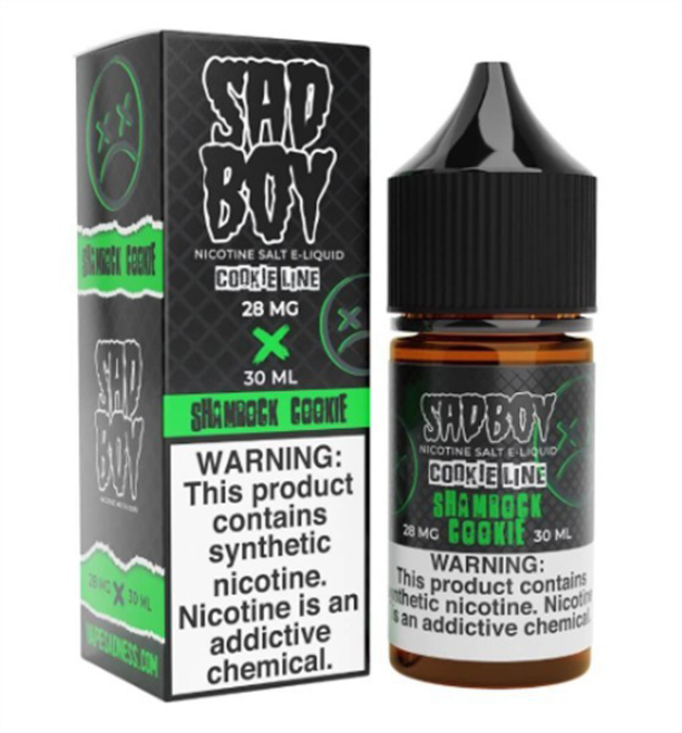 Picture of SAD BOY E-LIQUID 28MG 30ML - SHAMROCK COOKIE