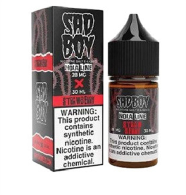 Picture of SAD BOY E-LIQUID 28MG 30ML - STRAWBERRY