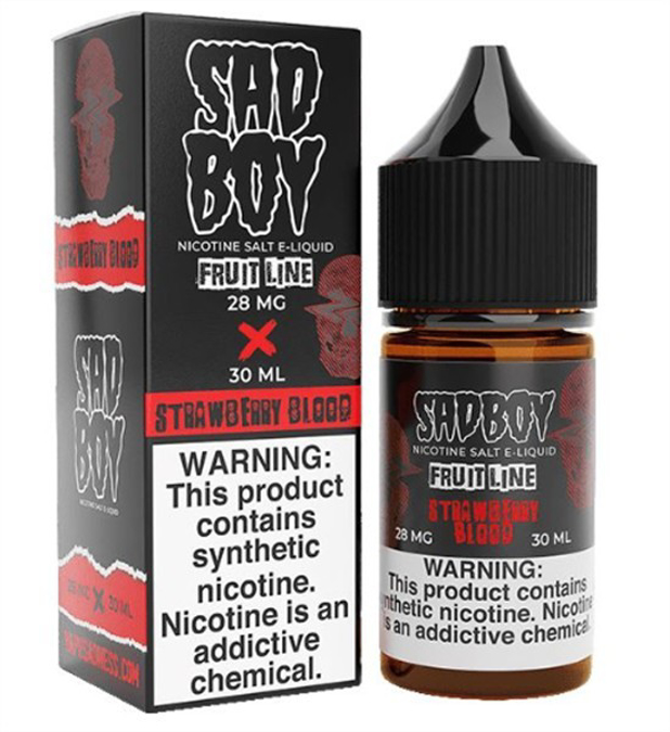 Picture of SAD BOY E-LIQUID 28MG 30ML - STRAWBERRY BLOOD