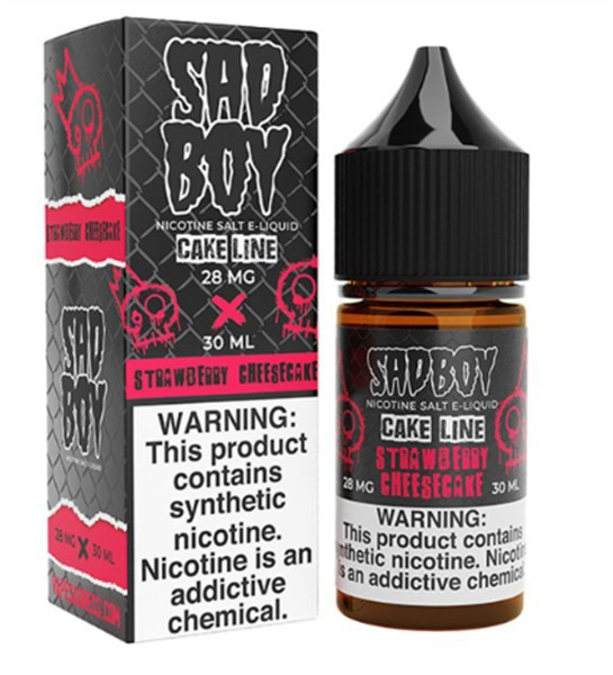 Picture of SAD BOY E-LIQUID 28MG 30ML - STRAWBERRY CHEESECAKE