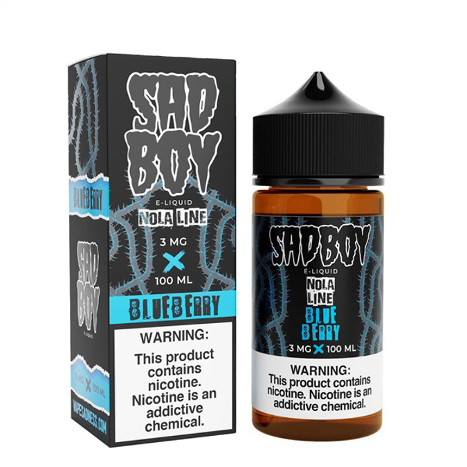 Picture of SAD BOY E-LIQUID 3MG 100ML - BLUEBERRY
