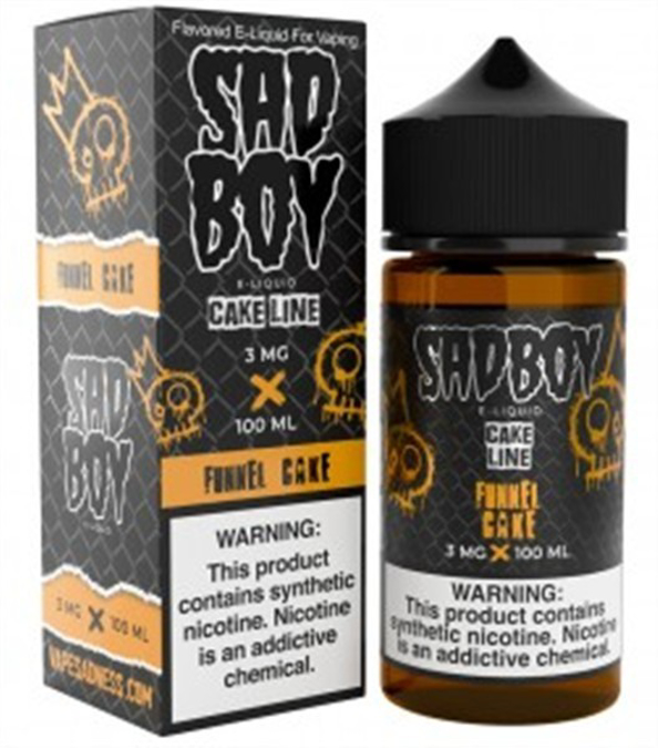 Picture of SAD BOY E-LIQUID 3MG 100ML - FUNNEL CAKE