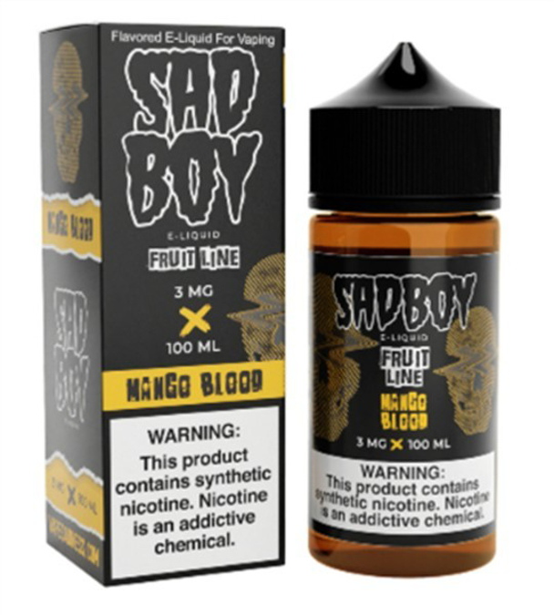 Picture of SAD BOY E-LIQUID 3MG 100ML - MANGO BLOOD