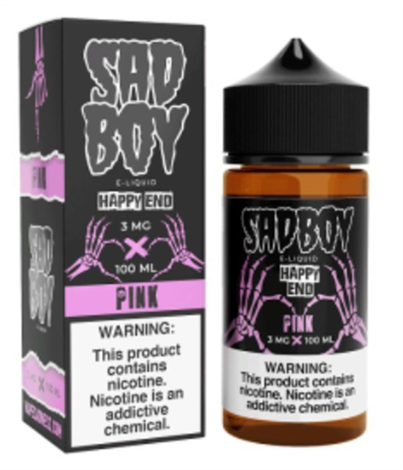 Picture of SAD BOY E-LIQUID 3MG 100ML - PINK