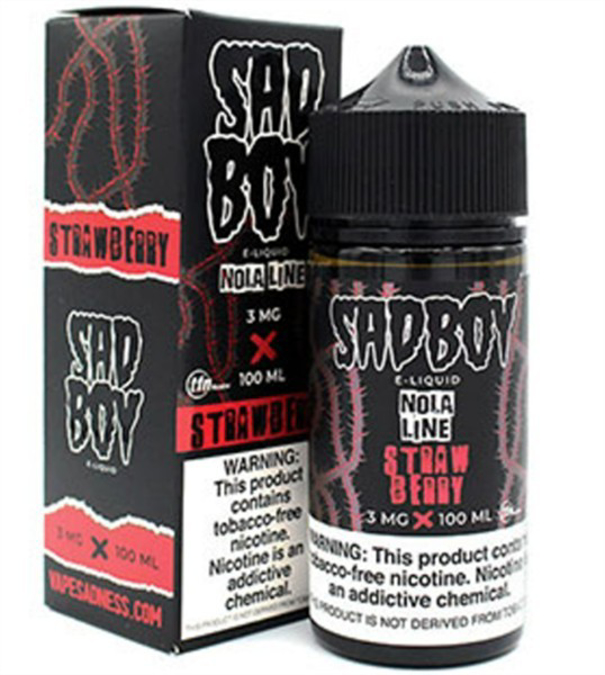 Picture of SAD BOY E-LIQUID 3MG 100ML - STRAWBERRY