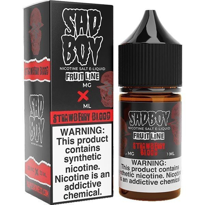 Picture of SAD BOY E-LIQUID 48MG 30ML - STEAWBERRY BLOOD ICE