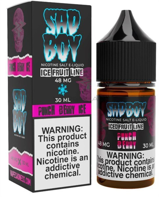Picture of SAD BOY E-LIQUID 48MG 30ML - PUNCH BERRY ICE