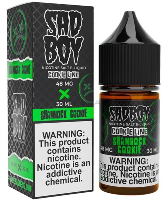 Picture of SAD BOY E-LIQUID 48MG 30ML - SHAMROCK COOKIE