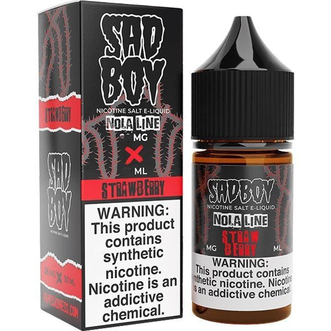 Picture of SAD BOY E-LIQUID 48MG 30ML - STRAWBERRY