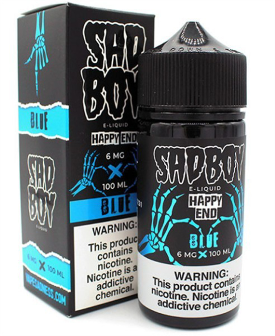 Picture of SAD BOY E-LIQUID 6MG 100ML - BLUE