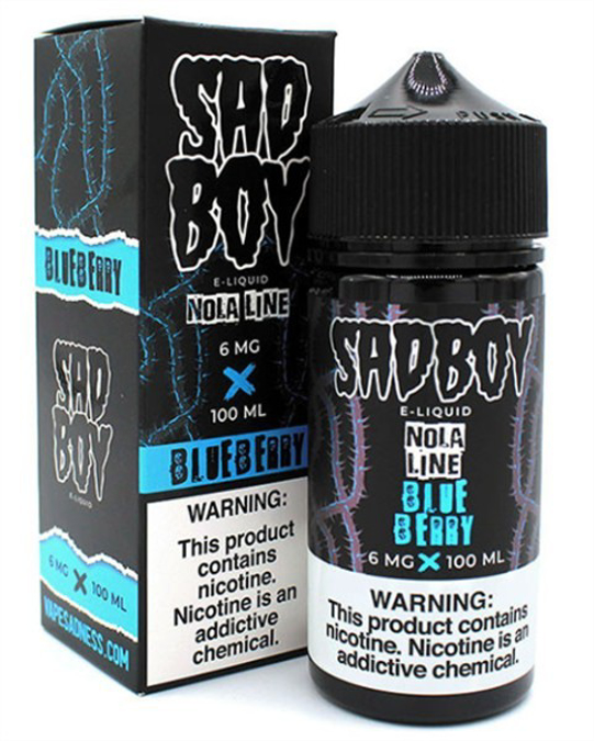 Picture of SAD BOY E-LIQUID 6MG 100ML - BLUEBERRY