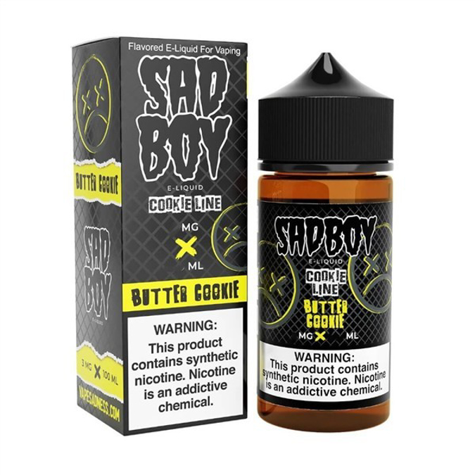 Picture of SAD BOY E-LIQUID 6MG 100ML - BUTTER COOKIE