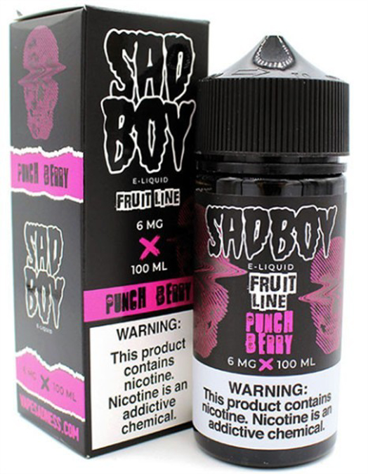 Picture of SAD BOY E-LIQUID 6MG 100ML - PUNCH BERRY