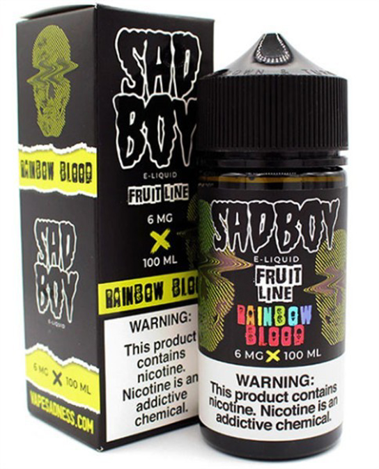 Picture of SAD BOY E-LIQUID 6MG 100ML - RAINBOW BLOOD