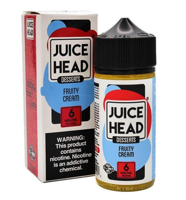 Picture of Juicy head e liquid 6mg - Fruity Cream