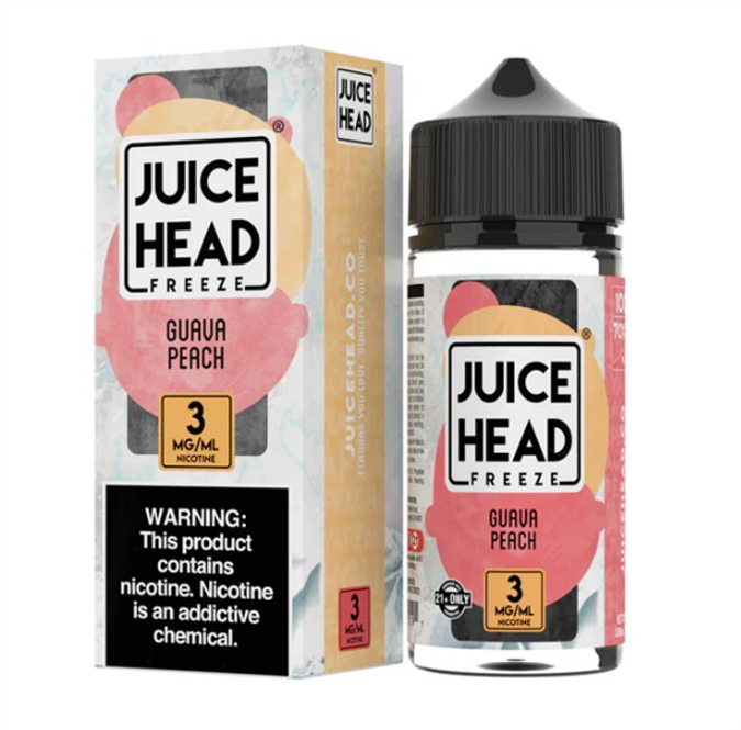 Picture of Juice head - Freeze - e liquid 3mg - GUAVA PEACH