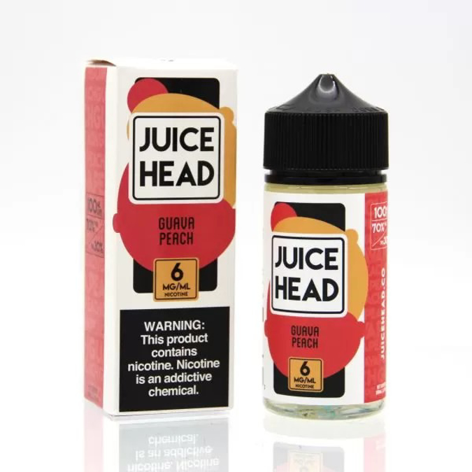 Picture of Juicy head e liquid 6mg- Guava peach