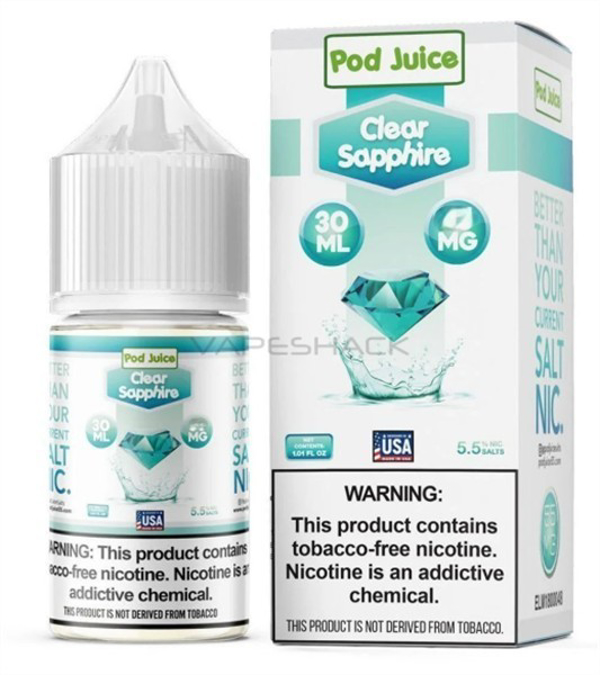 Picture of POD JUICE E JUICE 20MG 30ML - CLEAR SAPPHIRE
