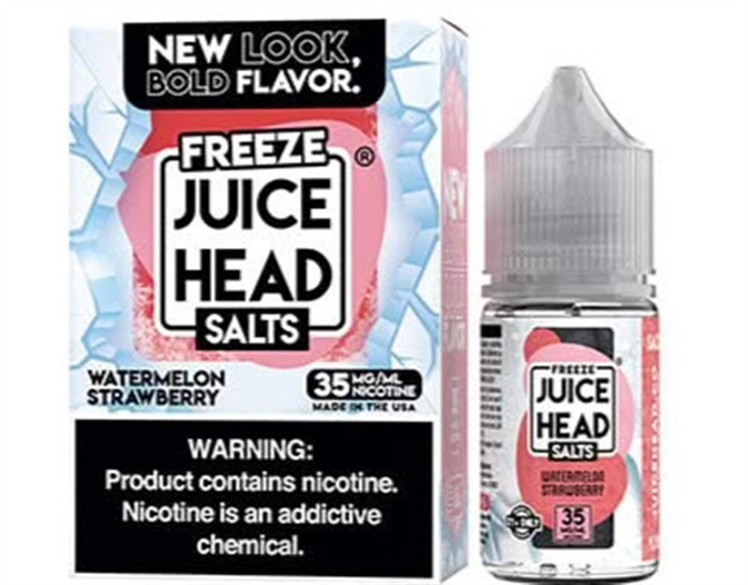 Picture of Juice head - Freeze - Salts - e liquid 35mg-watermelon strawberry