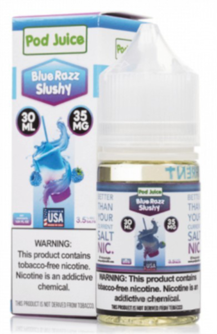 Picture of POD JUICE E JUICE 35MG 30ML -  BLUE RAZZ SLUSHY