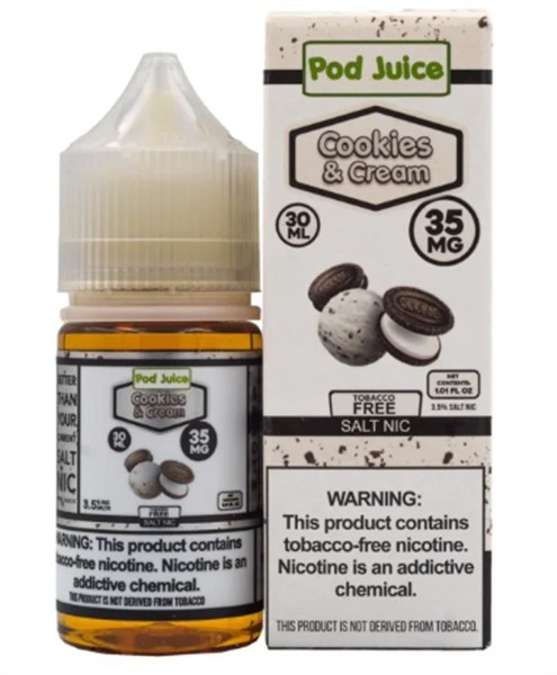 Picture of POD JUICE E JUICE 35MG 30ML -  COOKIES & CREAM