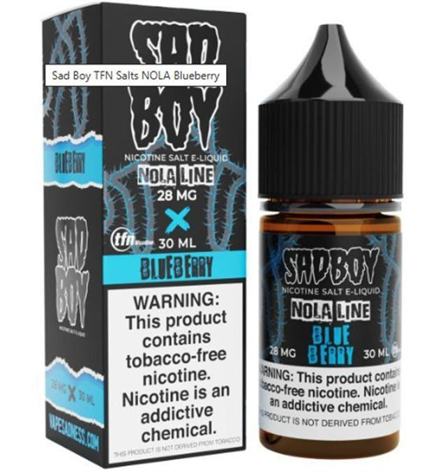 Picture of SAD BOY E-LIQUID 28MG 30ML - BLUE
