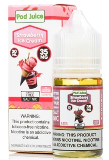 Picture of POD JUICE E JUICE 35MG 30ML - STRAWBERRY ICE CREAM