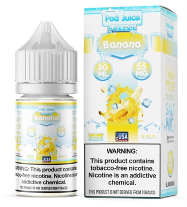 Picture of POD JUICE E JUICE 55MG 30ML -  FREEZE  BANANA