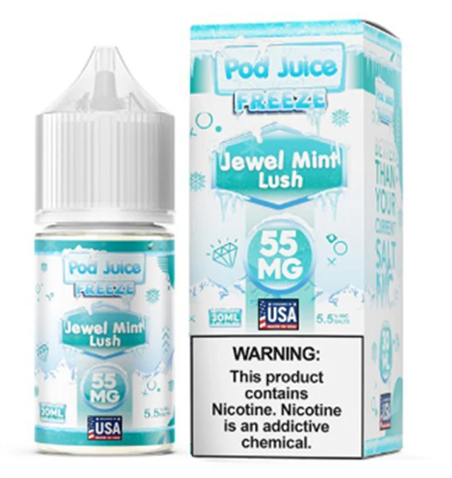 Picture of POD JUICE E JUICE 55MG 30ML -  FREEZE JEWEL MINT LUSH